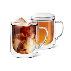 Double Wall Mug by OVALWARE - 500ml/ 17oz (Set of 2)