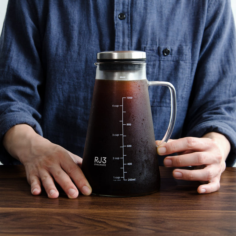 Ovalware Cold Brew Maker / 1 Liter + sett – One Mercantile / Sett